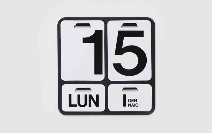 Formosa Perpetual Wall Calendar by Danese Artemide Accessories Formosa Perpetual Wall Calendar by Danese Artemide Accessories